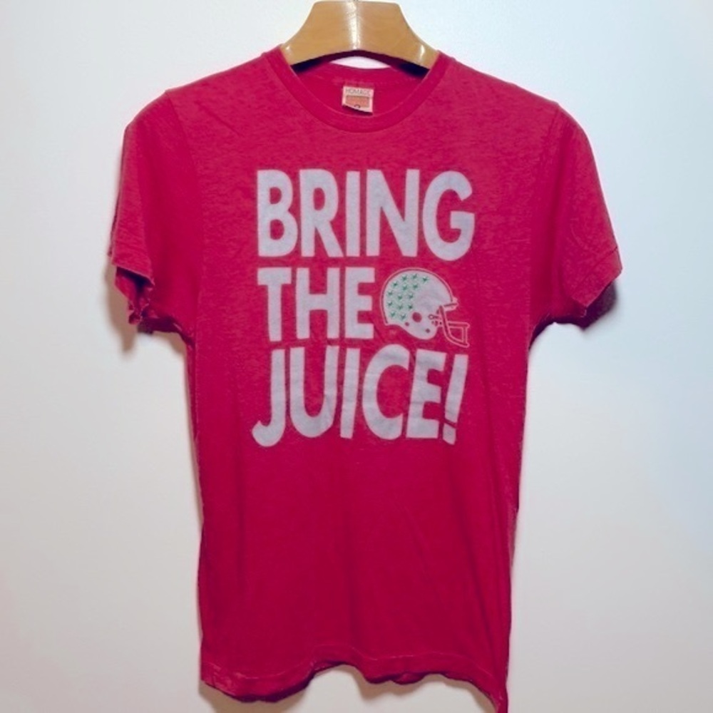 Homage Bring  the Juice Ohio State Buckeyes t shirt
